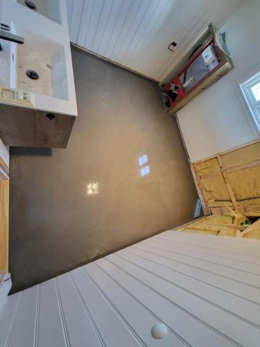 Oppussing av baderom på en hytte